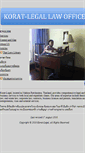 Mobile Screenshot of korat-legal.com